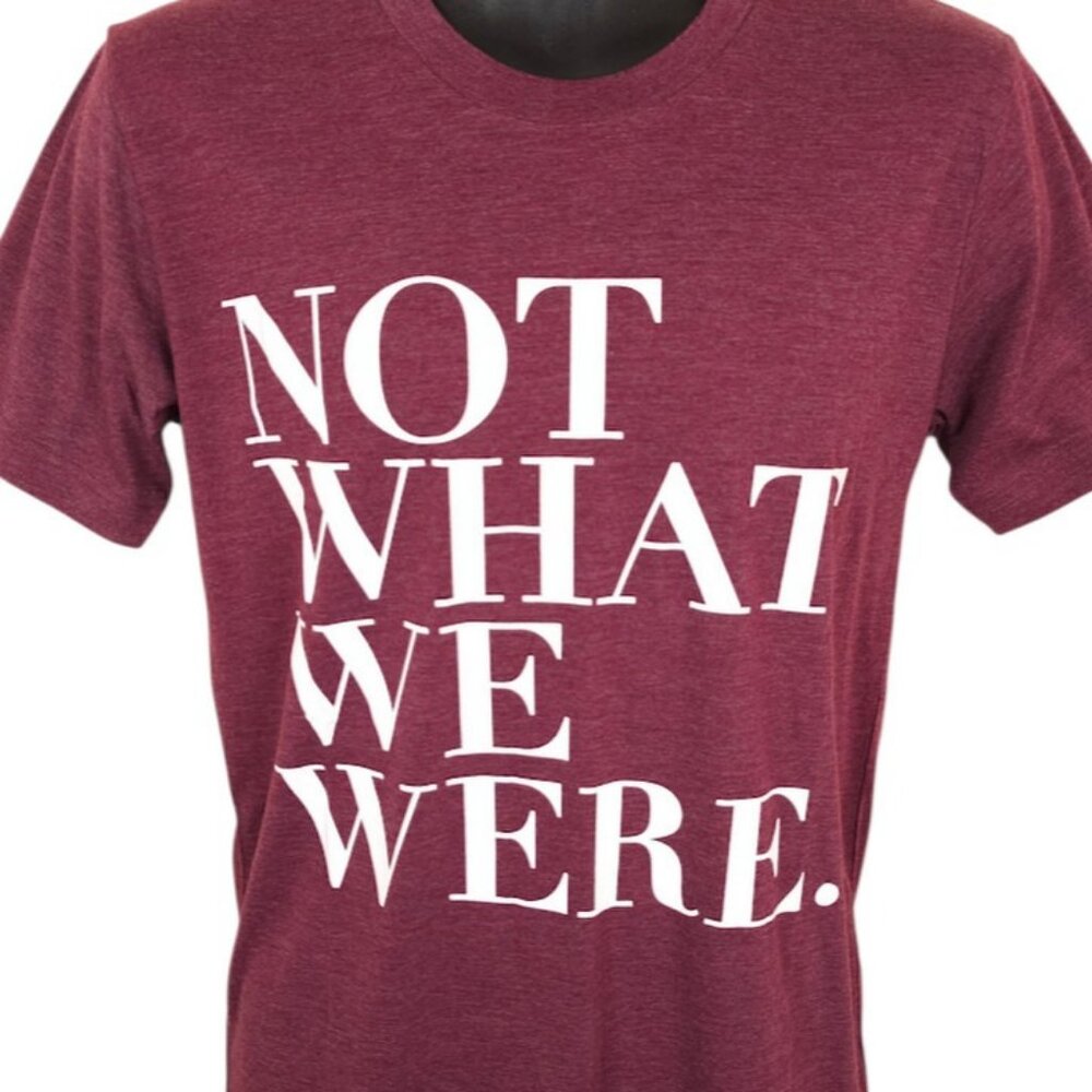 The Chosen T Shirt Mens Size Small Red Christian TV Show Not What We Were